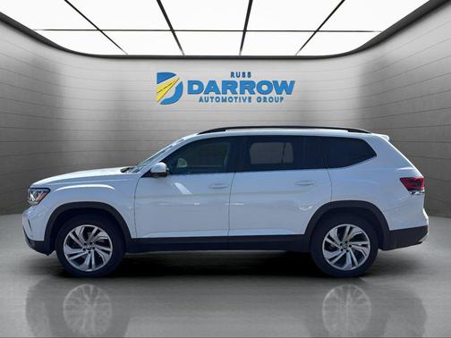 Pure White 2022 Volkswagen Atlas 3.6L SE w/Technology