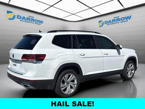 Pure White 2022 Volkswagen Atlas 3.6L SE w/Technology