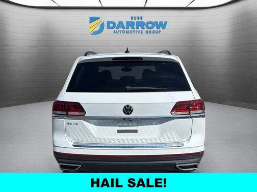 Pure White 2022 Volkswagen Atlas 3.6L SE w/Technology