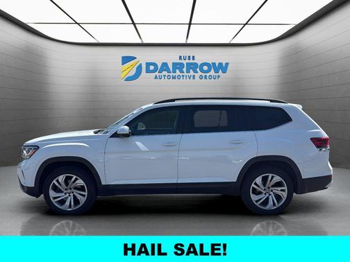 Pure White 2022 Volkswagen Atlas 3.6L SE w/Technology