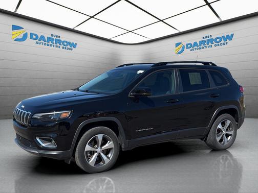 Diamond Black Crystal Pearlcoat 2022 Jeep Cherokee Limited