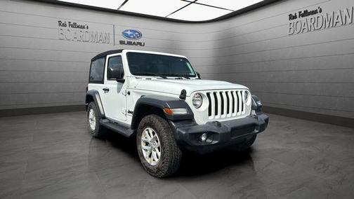 Bright White Clearcoat 2023 Jeep Wrangler Sport S