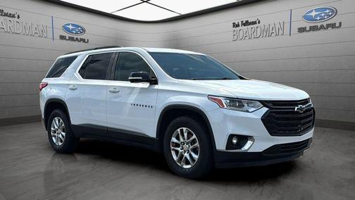 Summit White 2019 Chevrolet Traverse LT Cloth