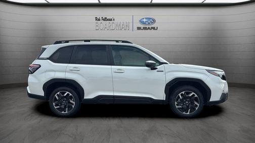 Crystal White Pearl 2026 Subaru Forester Hybrid Premium