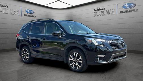 Crystal Black Silica 2023 Subaru Forester Limited