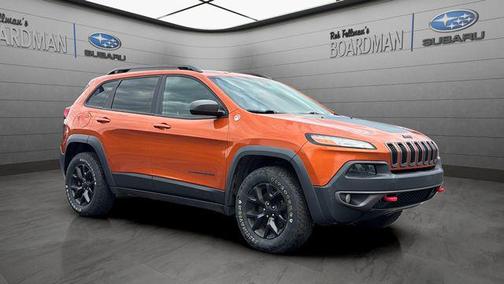 Mango Tango Pearlcoat 2015 Jeep Cherokee Trailhawk