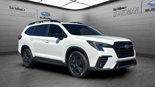 Crystal White Pearl 2025 Subaru Ascent Onyx Edition Touring 7-Passenger