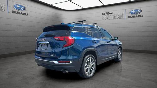 Blue Emerald Metallic 2020 GMC Terrain SLT