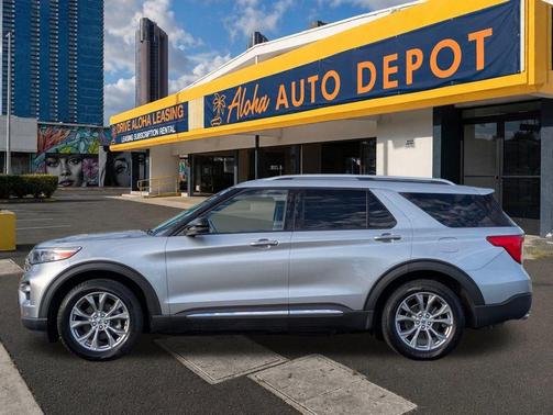 Silver Metallic 2022 Ford Explorer Limited