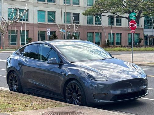 Midnight Silver Metallic 2022 Tesla Model Y Performance Dual Motor All-Wheel Drive