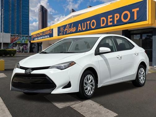 Super White 2018 Toyota Corolla L