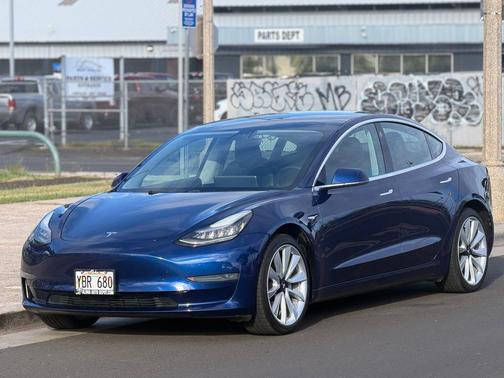 Deep Blue Metallic 2019 Tesla Model 3 Standard Range Plus