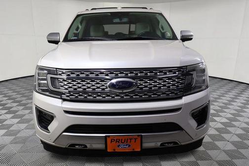 White Platinum Clearcoat Metallic 2018 Ford Expedition Max Platinum