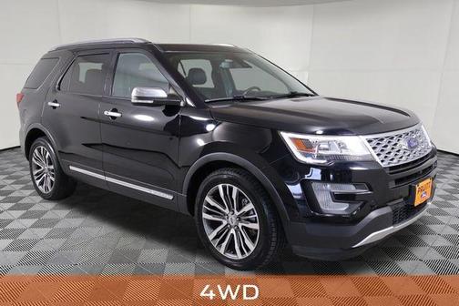 Shadow Black 2017 Ford Explorer Platinum
