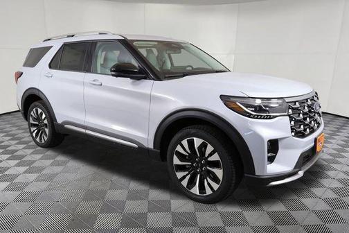 White 2026 Ford Explorer Platinum