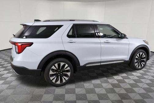 White 2026 Ford Explorer Platinum