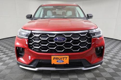 Red 2026 Ford Explorer Platinum