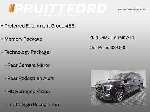 Ebony Twilight Metallic 2026 GMC Terrain AT4