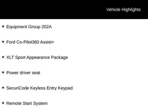 Star White 2022 Ford Explorer XLT