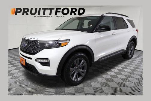 White Metallic 2022 Ford Explorer XLT