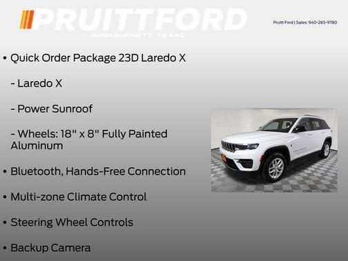 Bright White Clearcoat 2025 Jeep Grand Cherokee Laredo X