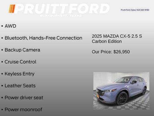 2025 Mazda CX-5 2.5 S Carbon Edition