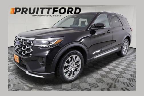 Black 2026 Ford Explorer Platinum