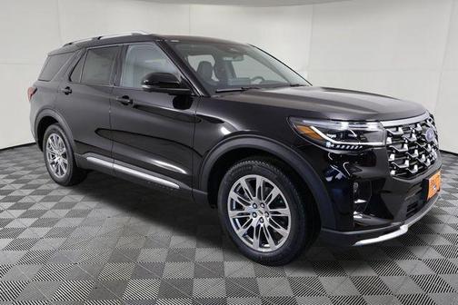 Black 2026 Ford Explorer Platinum