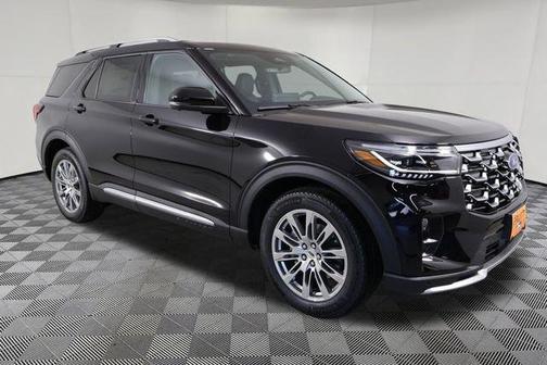 Black 2026 Ford Explorer Platinum