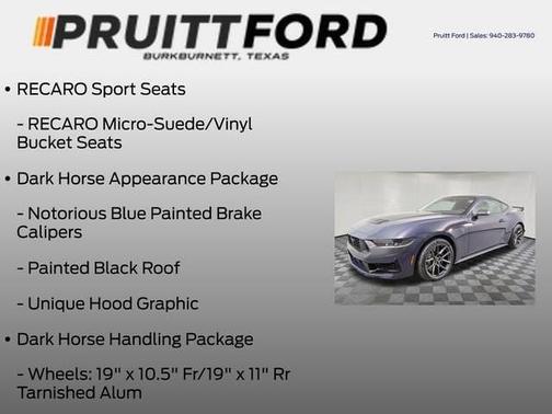 2025 Ford Mustang Dark Horse