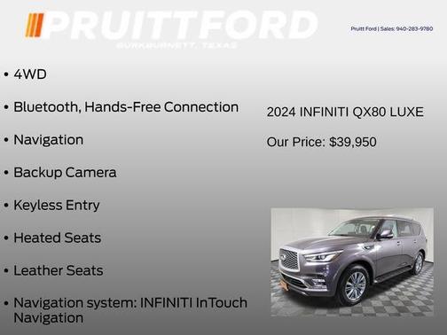 2024 INFINITI QX80 Luxe