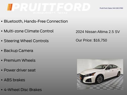 2024 Nissan Altima 2.5 SV