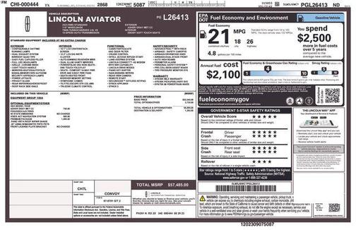 Metallic 2023 Lincoln Aviator Standard RWD