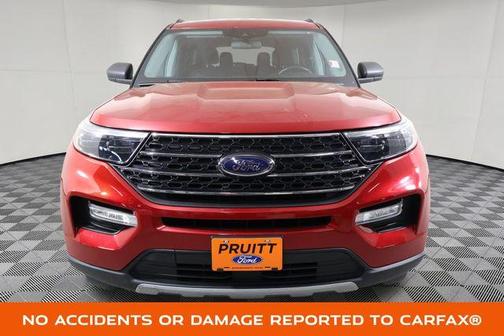Rapid Red Metallic Tinted Clearcoat 2021 Ford Explorer XLT