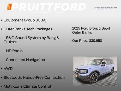 2025 Ford Bronco Sport Outer Banks