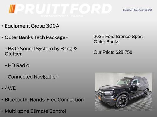2025 Ford Bronco Sport Outer Banks