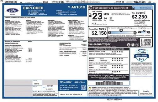 Gray 2026 Ford Explorer Active