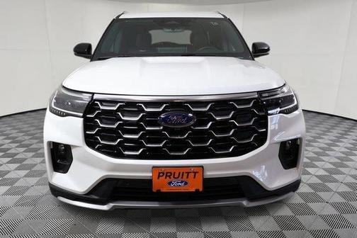 White 2026 Ford Explorer Platinum