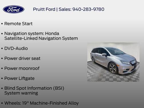 2019 Honda Odyssey Elite