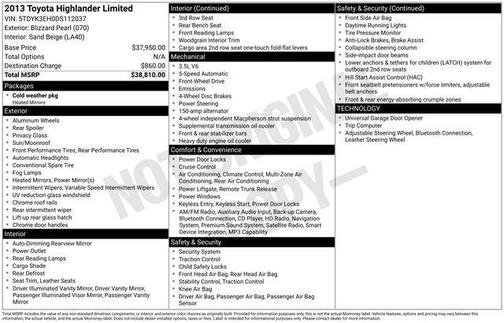 2013 Toyota Highlander Limited