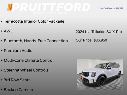 Wolf Gray 2024 Kia Telluride SX X-Pro