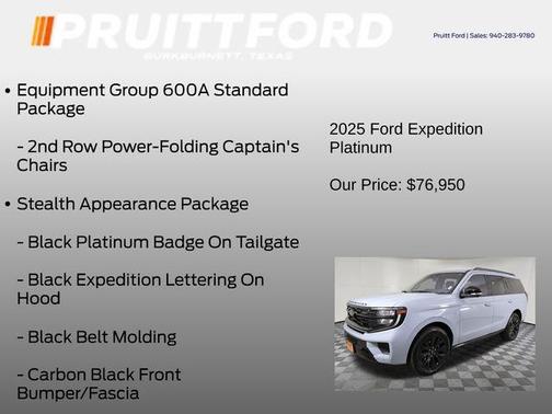 Glacier Gray Metallic 2025 Ford Expedition Platinum