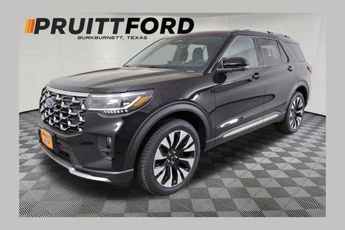 Black 2026 Ford Explorer Platinum
