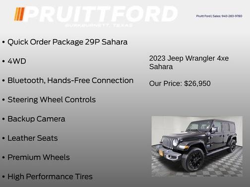 2023 Jeep Wrangler 4xe Sahara