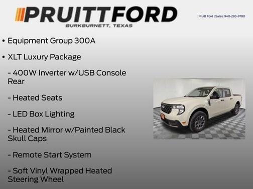 Tan 2025 Ford Maverick XLT