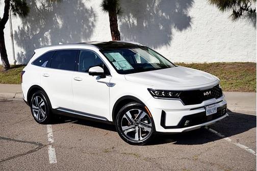 Snow White Pearl 2023 Kia Sorento Hybrid SX Prestige