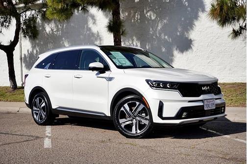 Snow White Pearl 2023 Kia Sorento Hybrid SX Prestige