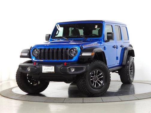 Hydro Blue Pearlcoat 2024 Jeep Wrangler Rubicon