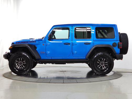 Hydro Blue Pearlcoat 2024 Jeep Wrangler Rubicon