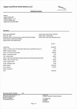 2026 Jaguar F-PACE R-Dynamic S P400 AWD Automatic